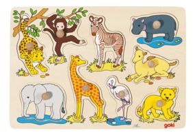 Detailansicht des Artikels: 57829 - Steckpuzzle afrikanische Tier