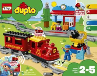 Detailansicht des Artikels: 10874 - LEGO® DUPLO® 10874 - Dampfeisenbahn ( 2-5 )