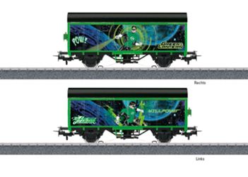 Detailansicht des Artikels: 044830 - Ged. Güterwagen Green Lantern
