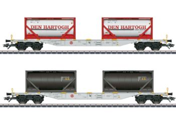 Detailansicht des Artikels: 047137 - Containerwagen-Set Den Hartog