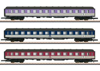 Detailansicht des Artikels: 087402 - Schnellzug-Wagenset DB
