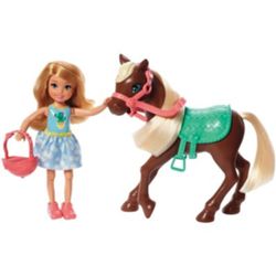 Detailansicht des Artikels: GHV780 - Barbie Chelsea Puppe & Pony (