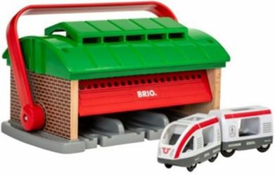 Detailansicht des Artikels: 63347400 - BRIO Mitnehm-Lokschuppen m.Re