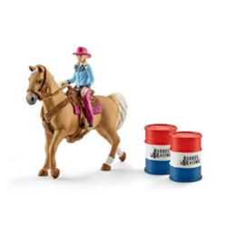 Detailansicht des Artikels: 41417 - Barrel racing mit Cowgirl
