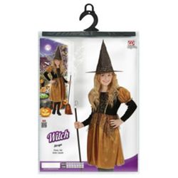 Detailansicht des Artikels: 00206 - HEXE (Kleid, Hut) (128 cm / 5