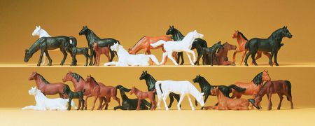 Detailansicht des Artikels: 14407 - Pferde. 26 Figuren