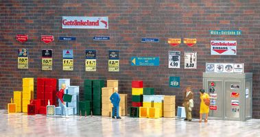 Detailansicht des Artikels: 1134 - Getränkekisten-Set H0