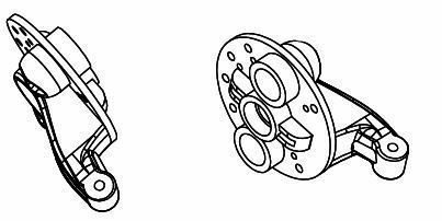 Detailansicht des Artikels: 500105120 - CV-10 Achsschenkel-Set vo/hi